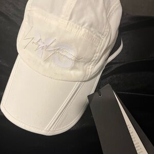 Y-3 White LOGO Cap with Adjustable fit ORIG $95